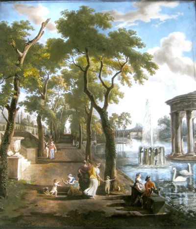 Imaginary Landscape, Dihl Factory, 1806 by Jean Louis De Marne